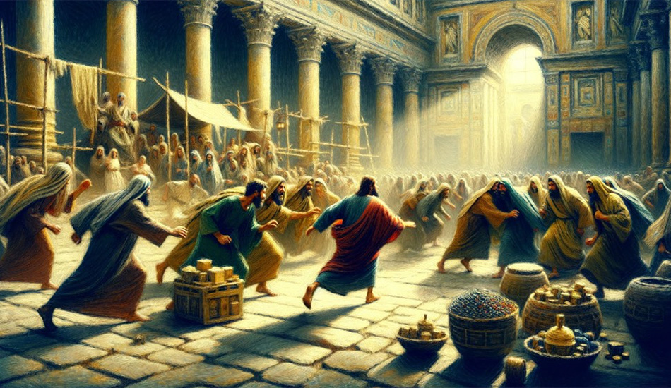 Les marchands du Temple